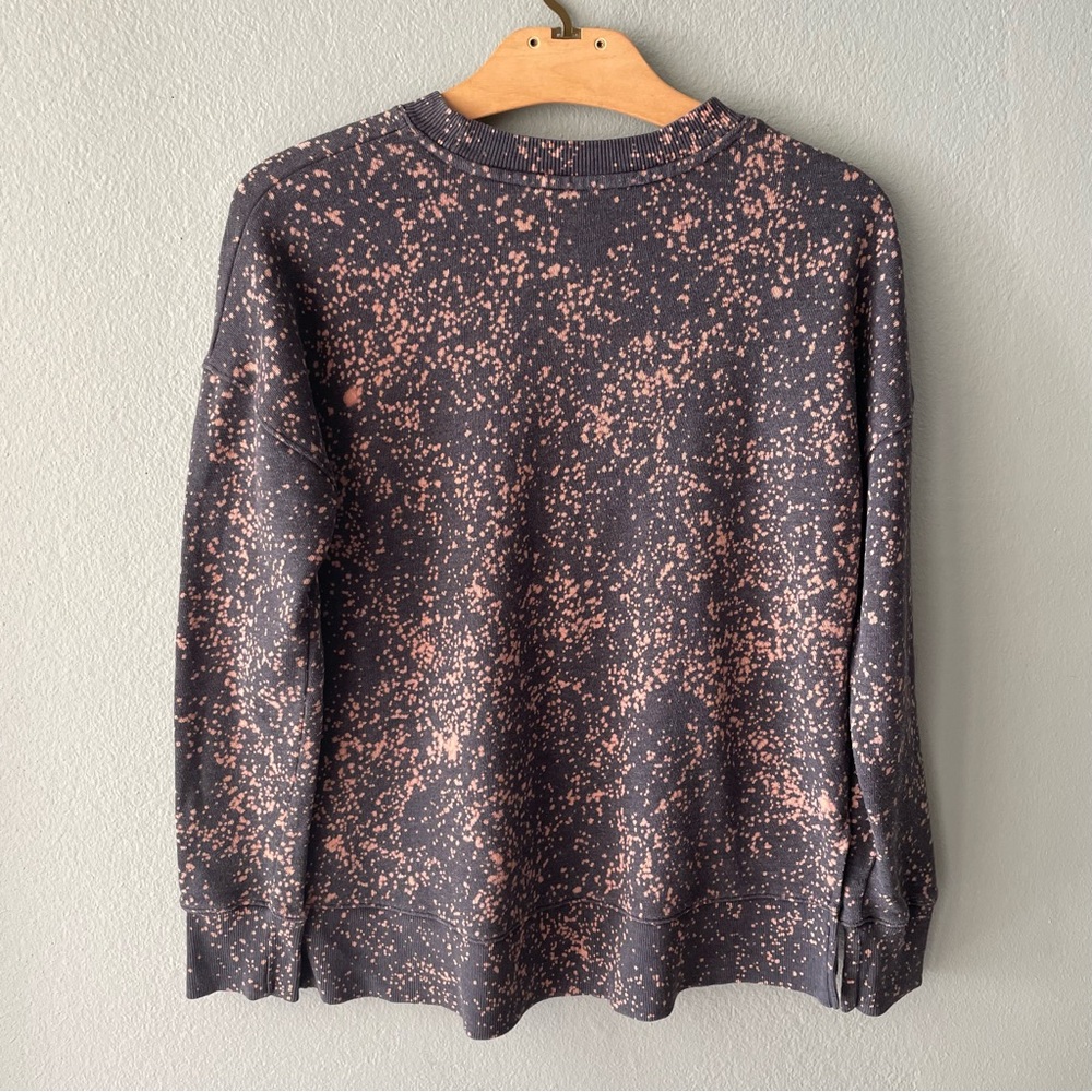 🌻5/$15🌻 Time & Tru | Bleach Dyed Pullover Sweater - Picture 3 of 7
